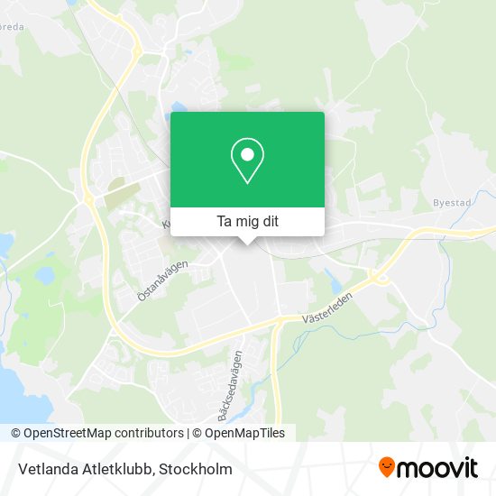 Vetlanda Atletklubb karta