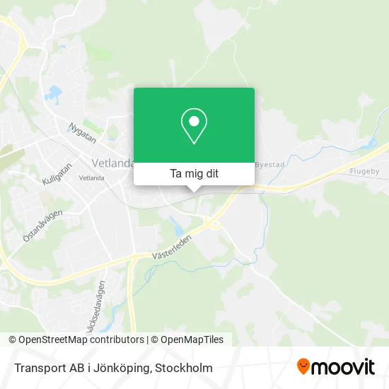 Transport AB i Jönköping karta