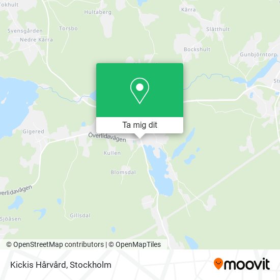 Kickis Hårvård karta
