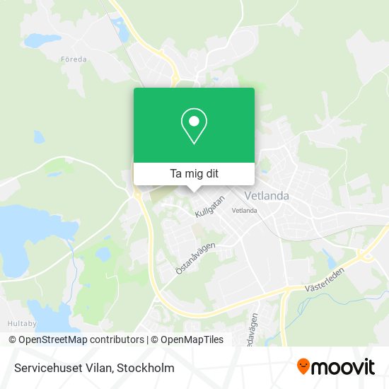 Servicehuset Vilan karta