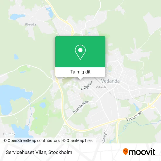 Servicehuset Vilan karta