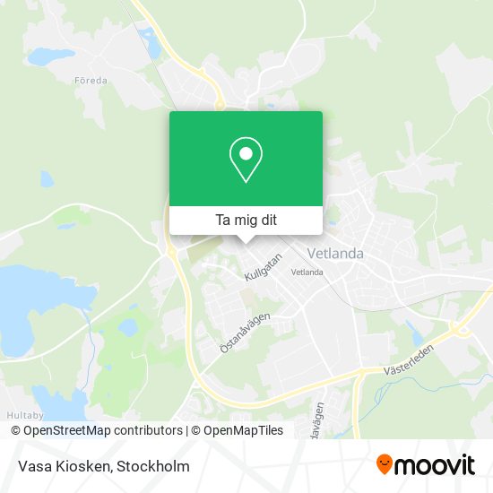 Vasa Kiosken karta