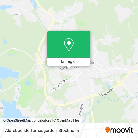 Äldreboende Tomasgården karta
