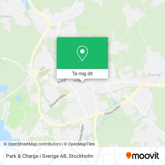 Park & Charge i Sverige AB karta
