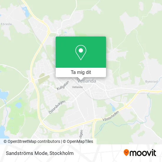 Sandströms Mode karta