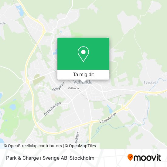 Park & Charge i Sverige AB karta