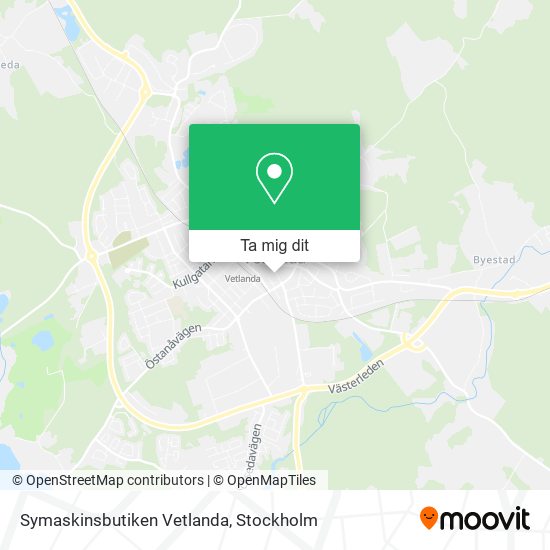 Symaskinsbutiken Vetlanda karta