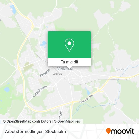 Arbetsförmedlingen karta