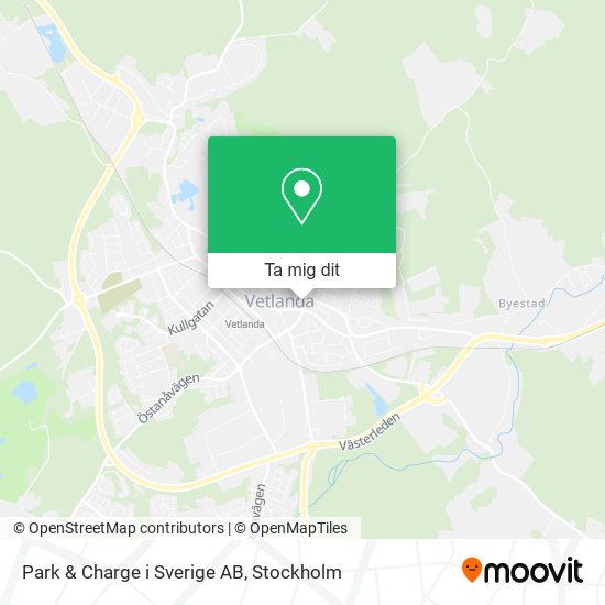 Park & Charge i Sverige AB karta