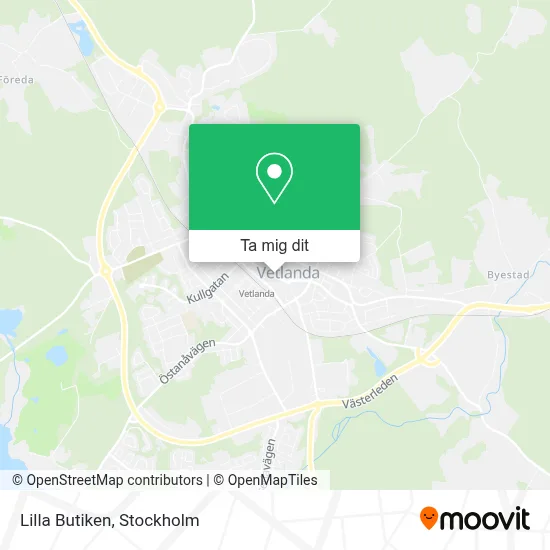 Lilla Butiken karta