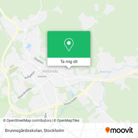 Brunnsgårdsskolan karta