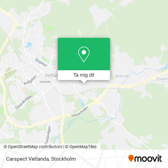 Carspect Vetlanda karta