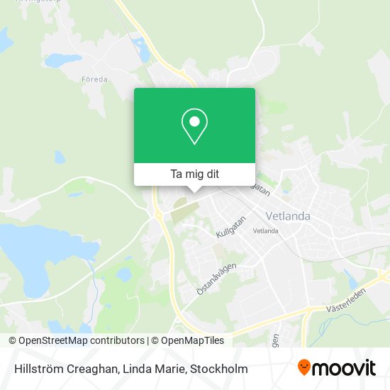 Hillström Creaghan, Linda Marie karta
