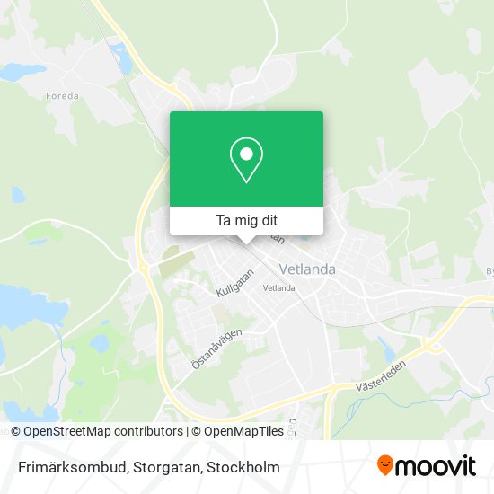 Frimärksombud, Storgatan karta