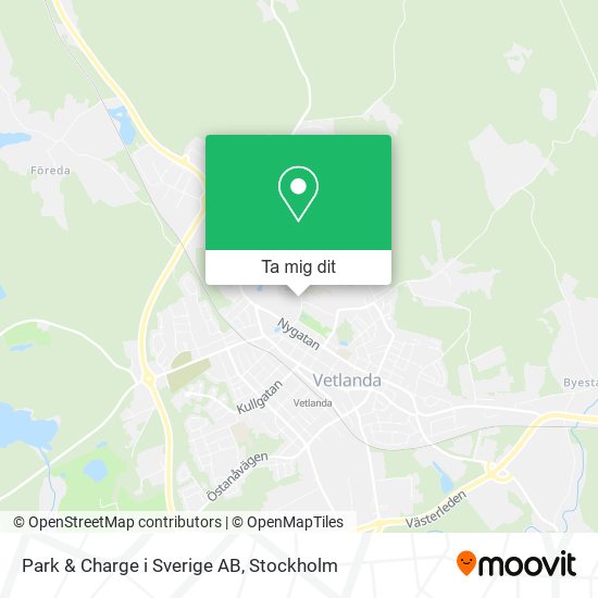 Park & Charge i Sverige AB karta