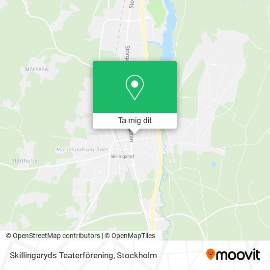 Skillingaryds Teaterförening karta