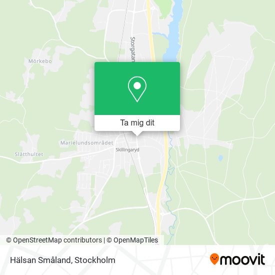 Hälsan Småland karta