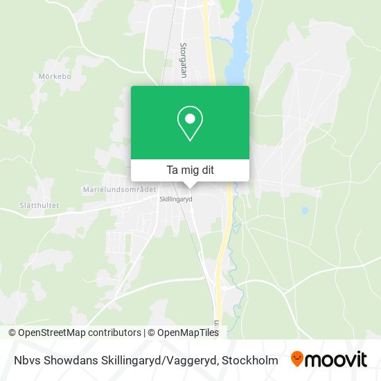 Nbvs Showdans Skillingaryd / Vaggeryd karta