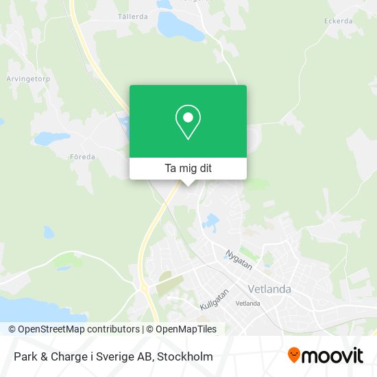 Park & Charge i Sverige AB karta