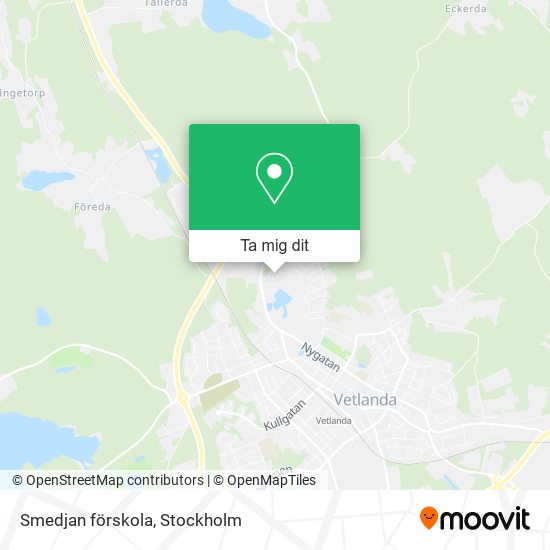 Smedjan förskola karta