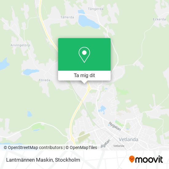 Lantmännen Maskin karta