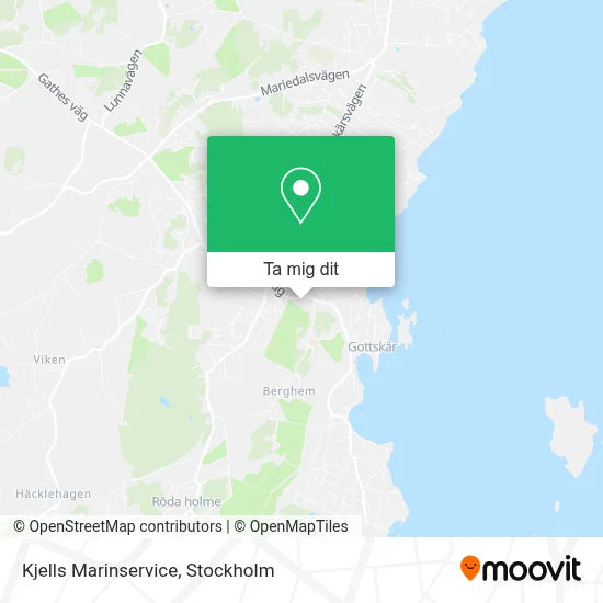 Kjells Marinservice karta