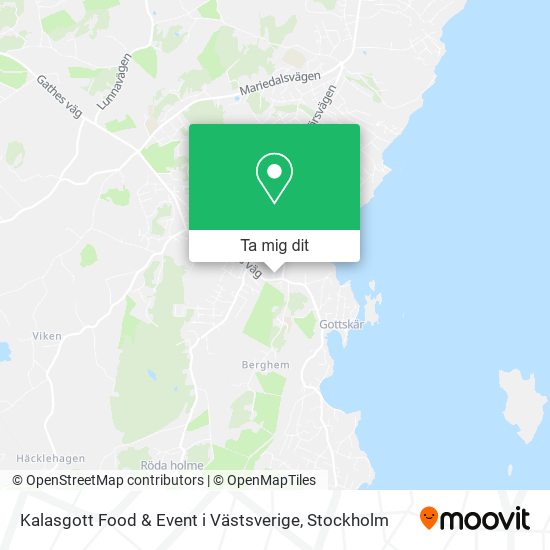 Kalasgott Food & Event i Västsverige karta