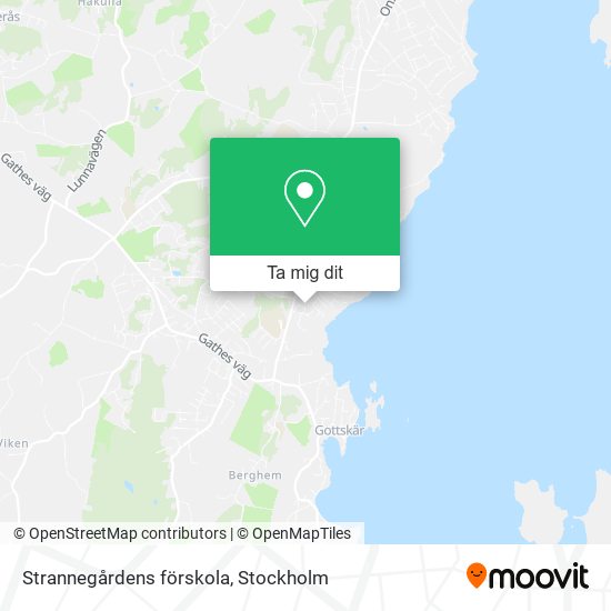 Strannegårdens förskola karta