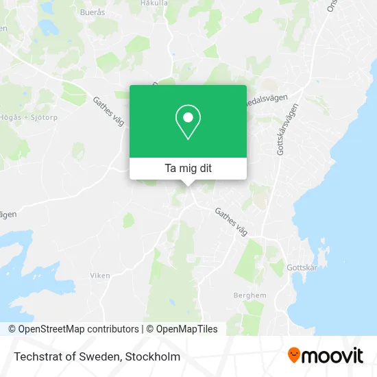 Techstrat of Sweden karta