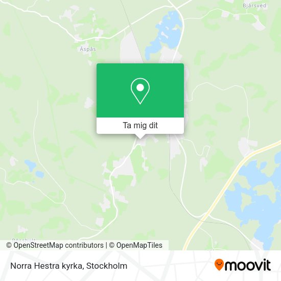 Norra Hestra kyrka karta