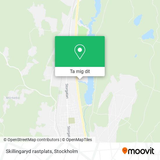 Skillingaryd rastplats karta