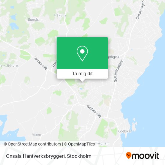 Onsala Hantverksbryggeri karta