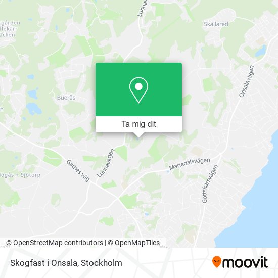 Skogfast i Onsala karta