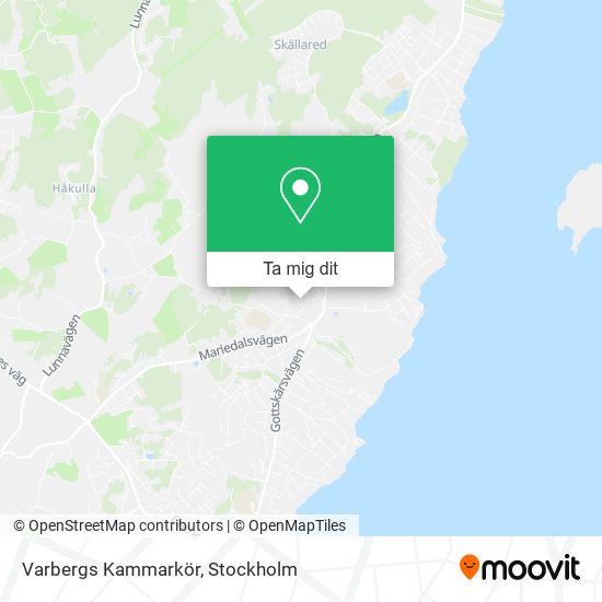Varbergs Kammarkör karta