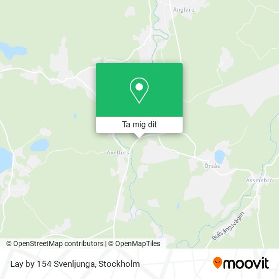Lay by 154 Svenljunga karta