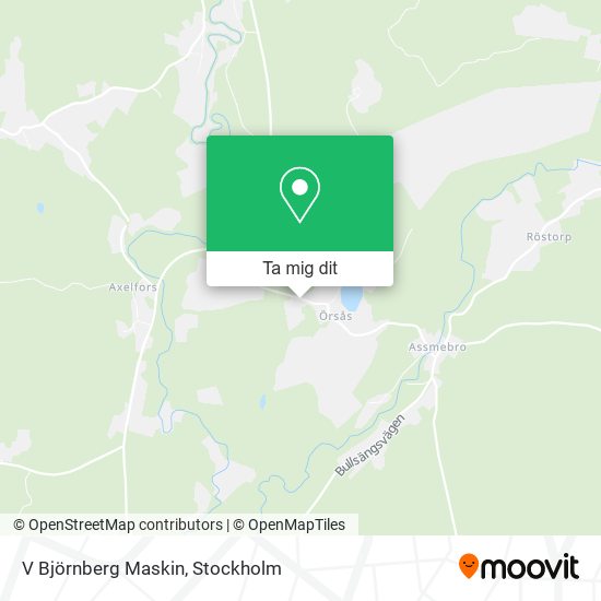 V Björnberg Maskin karta