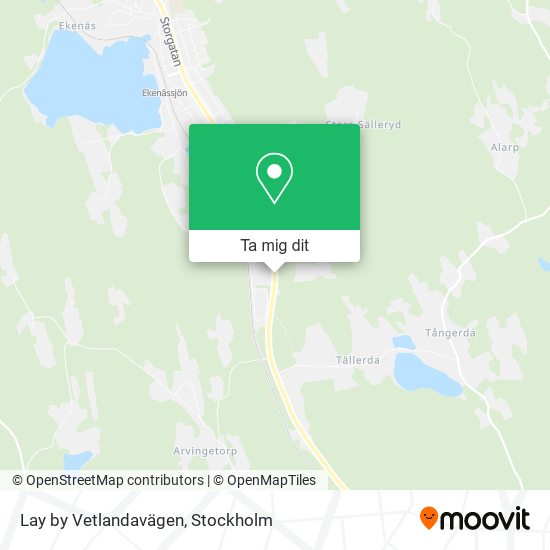 Lay by Vetlandavägen karta