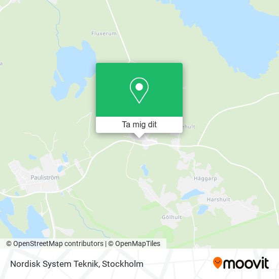 Nordisk System Teknik karta