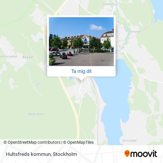 Hultsfreds kommun karta