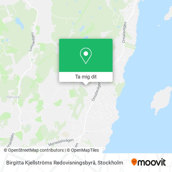 Birgitta Kjellströms Redovisningsbyrå karta