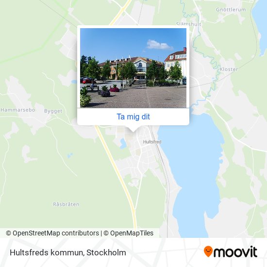 Hultsfreds kommun karta