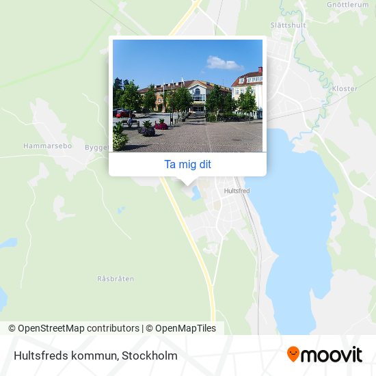 Hultsfreds kommun karta