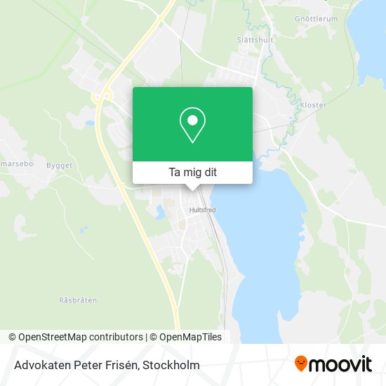 Advokaten Peter Frisén karta
