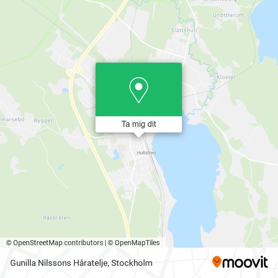 Gunilla Nilssons Håratelje karta