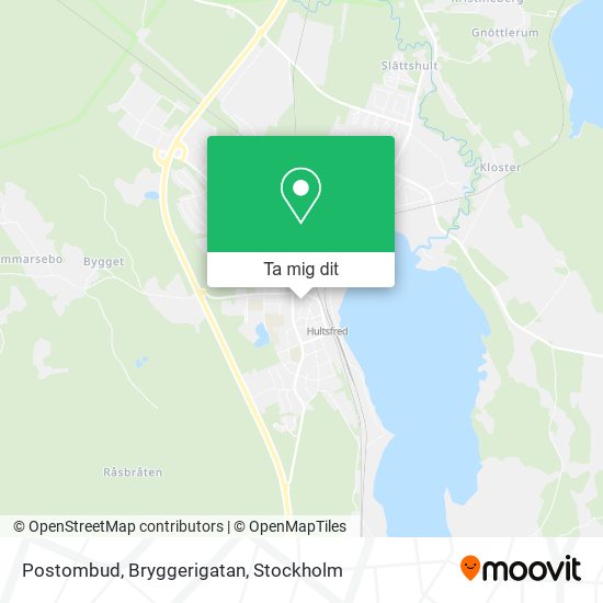Postombud, Bryggerigatan karta