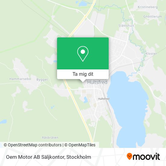 Oem Motor AB Säljkontor karta