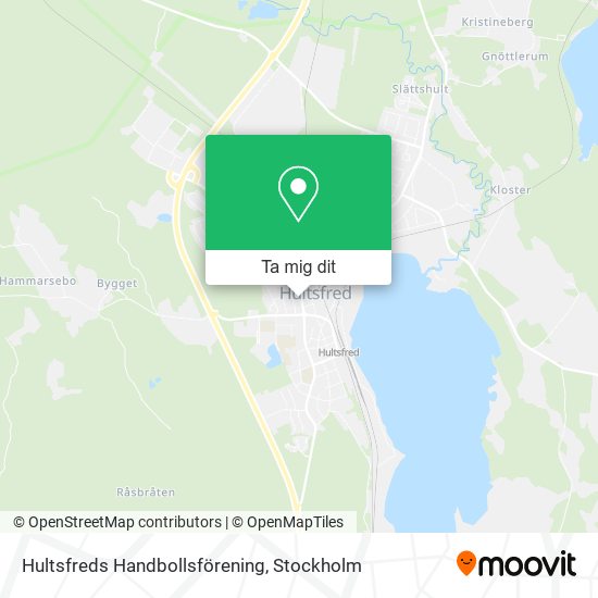 Hultsfreds Handbollsförening karta