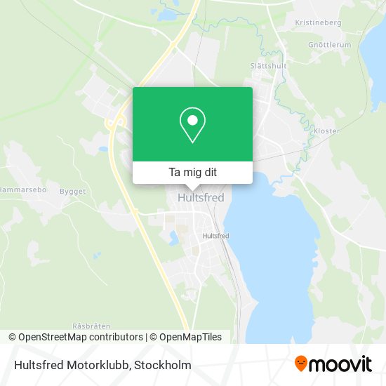 Hultsfred Motorklubb karta