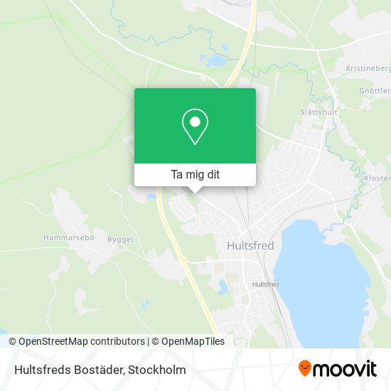 Hultsfreds Bostäder karta