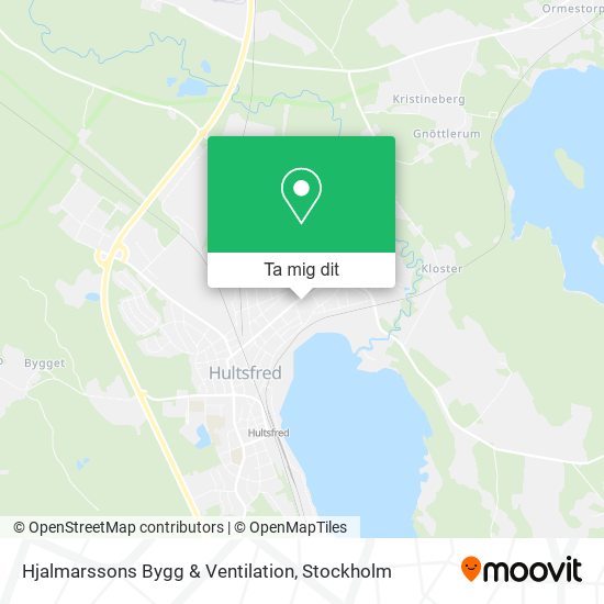 Hjalmarssons Bygg & Ventilation karta